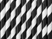 Picture of PAPER STRAWS BLACK 19.5CM